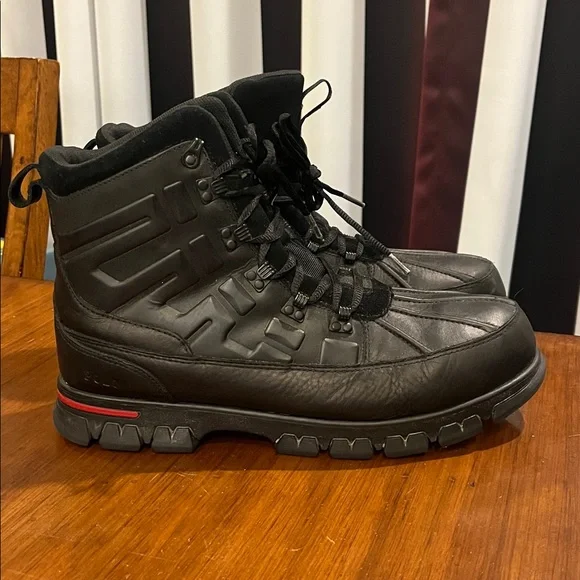 Polo Ralph Lauren Delton Winter Boots black Men display picture 2
